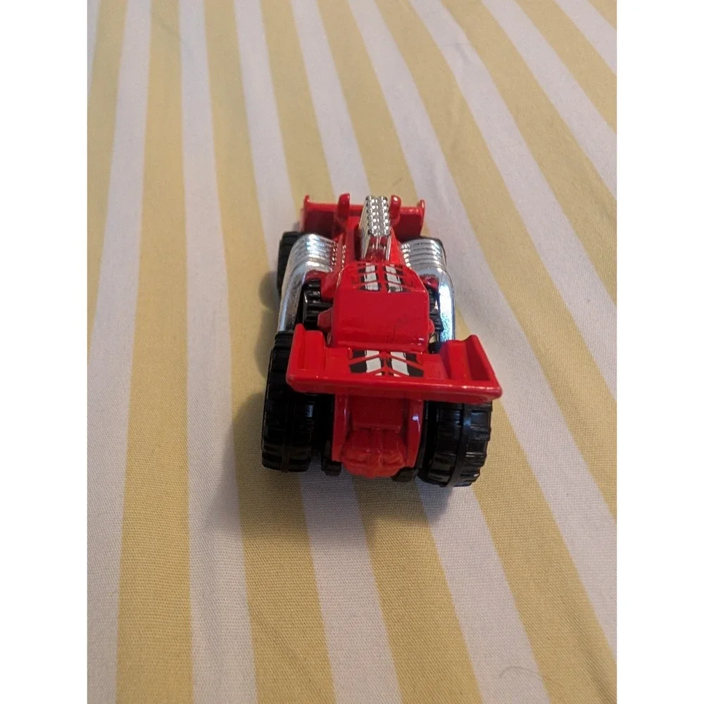 Hot Wheels 2015 #1 HW City Speed Dozer Red Construction 1:64 CFJ76